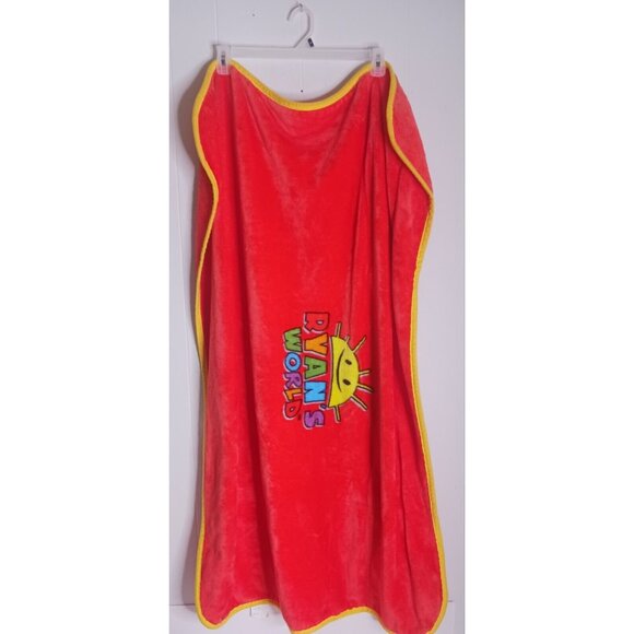 Ryans World Super Blanky Throw Blanket Orange Fleece Super Soft - Picture 6 of 7